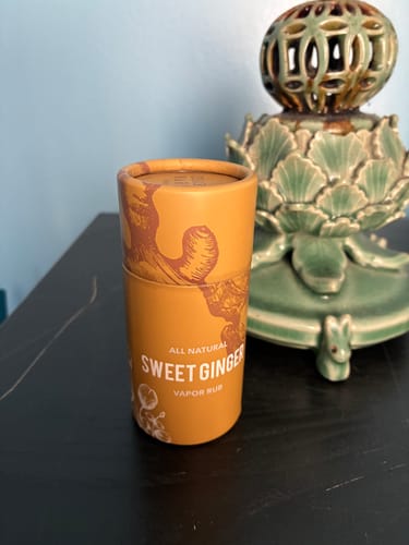 Customer photo review of Sweet Ginger Vapor Rub Stick