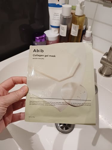 Customer photo review of Abib - Masque hydratant au collagène