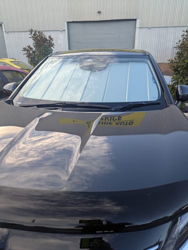 Customer photo review of Front Windscreen Shade for Mitsubishi Outlander 2021 ->