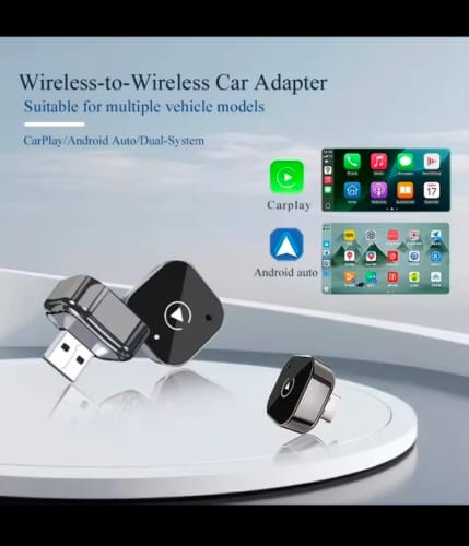 Customer photo review of 2in1 Wireless CarPlay Adapter Android Auto Wired to Wireless Automatic Connection AI Smart Box for All Cars With Wired CarPlay