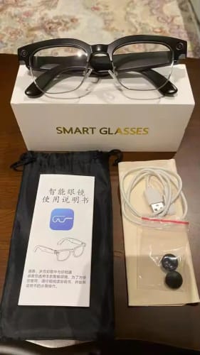 Customer photo review of 2026 New AI Smart Glasses 4K 8MP HD Camera Video 1080P 100+ Languages Translation WiFi Sunglasses Bluetooth Call Music Men Women