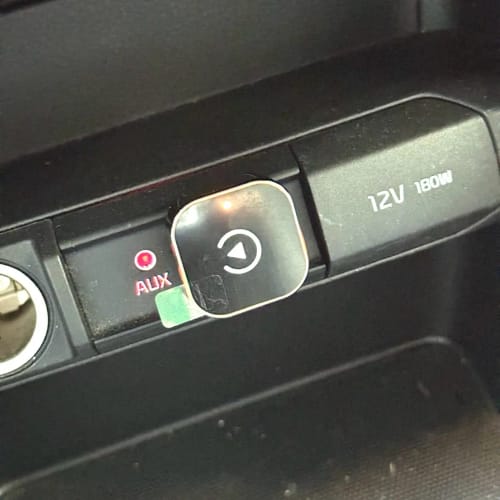 Customer photo review of 2in1 Wireless CarPlay Adapter Android Auto Wired to Wireless Automatic Connection AI Smart Box for All Cars With Wired CarPlay