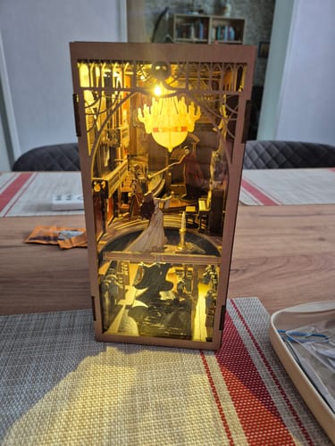 Customer photo review of The Phantom of the Opera Book Nook