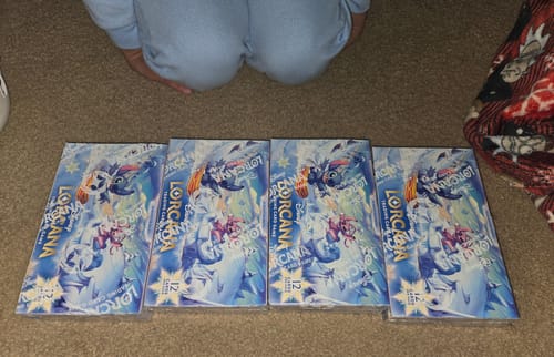 Customer photo review of Lorcana TCG: Winterspell Booster Display