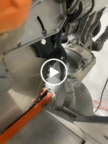 Customer video review of Ridgid 12" Sliding Miter Saw Dust Collection Chute (R4222)