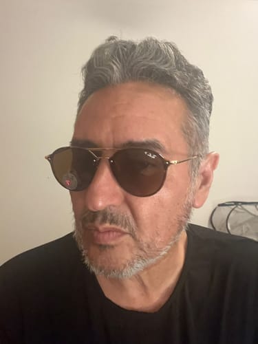 Customer photo review of Lentes De Sol Rb Blaze Double Bridge Rb4292n Dorado Café Degradado