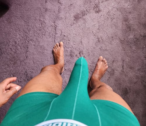 Customer photo review of 3 Pack Men's Comfy Cotton Dual Pouch Underwear