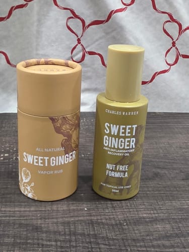 Customer photo review of Sweet Ginger Vapor Rub Stick