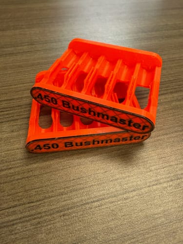 Customer photo review of Fluorescent Orange PETG Filament 1.75mm