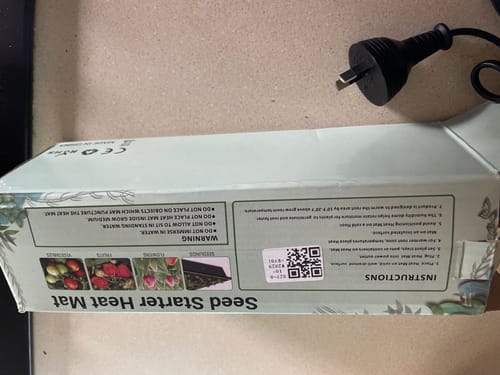 Customer photo review of Seedling Heating Mat