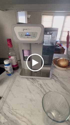 Customer video review of GlacierFresh Coolon Countertop Cold Water Dispenser | Advanced Nano-Filtration & Instant Chilling