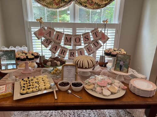 Customer photo review of Candles Birthday Banner