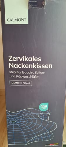 Customer photo review of Ergonomisches Nackenkissen