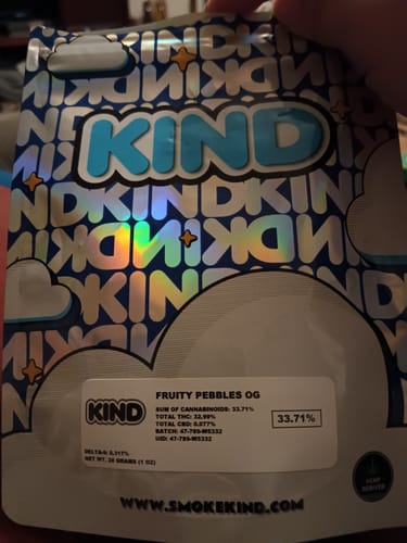 Customer photo review of Fruity Pebbles OG - 28 Grams - Indica