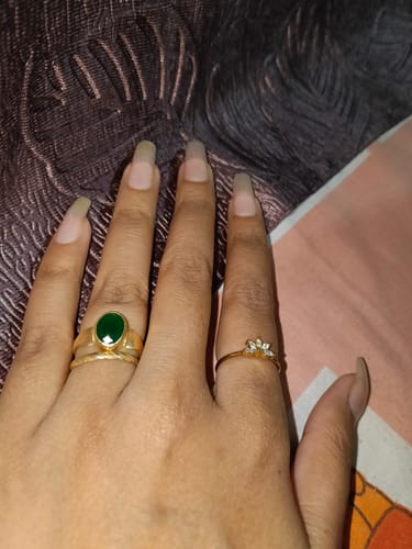 Customer photo review of Floral Harmony Ring