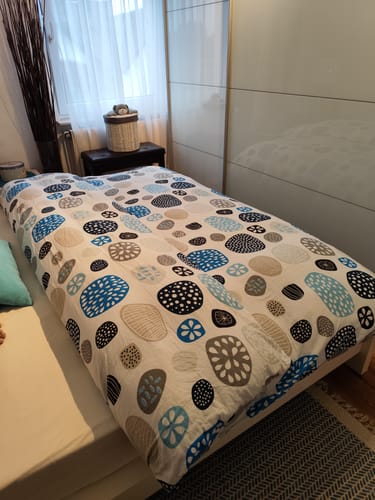 Customer photo review of Daunen Bettdecke mit Federn