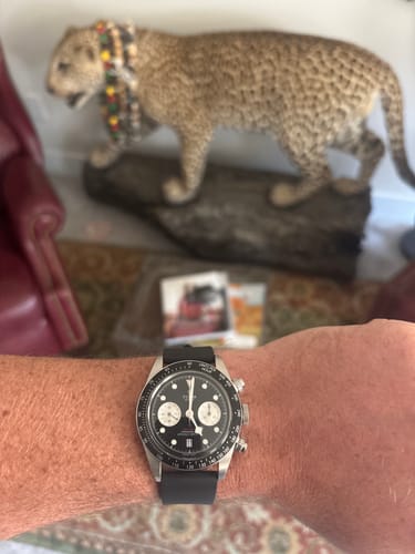 Customer photo review of W.O.E. FKM Rubber Watch Strap