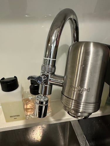 Customer photo review of Evolved H2O™ Advanced Tap Filter