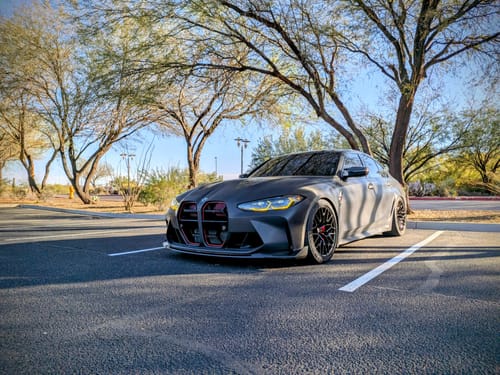 Customer photo review of Suspension Secrets BMW G80/G81 M3 & G82/G83 M4 Adjustable Camber & Caster Plates