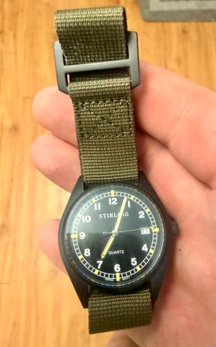 Customer photo review of PVD Glomar Explorer - Hook & Loop Strap - Black