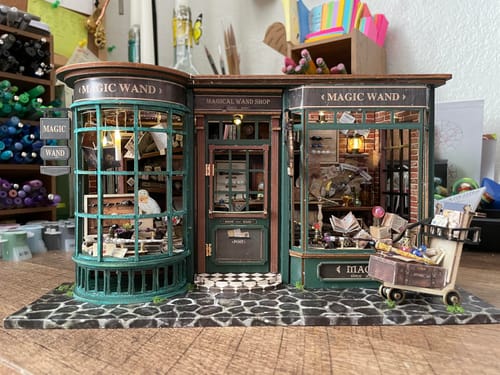 Customer photo review of Magic Shop DIY Miniature House