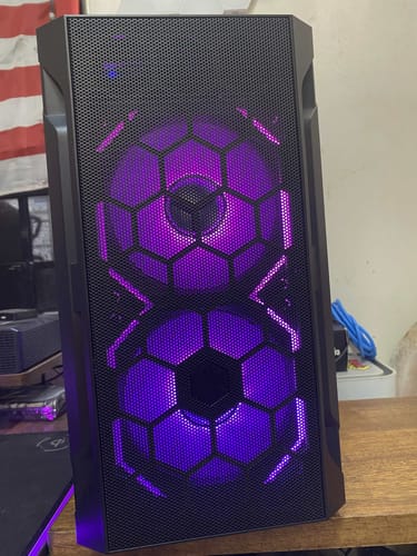 Customer photo review of Nollie FAN GC140 ARGB 140mm Fans 34LED Cooling Fan Modular Stackable Splicing PWM Silent