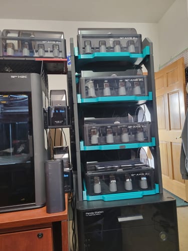 Customer photo review of Teal PETG Filament 1.75mm