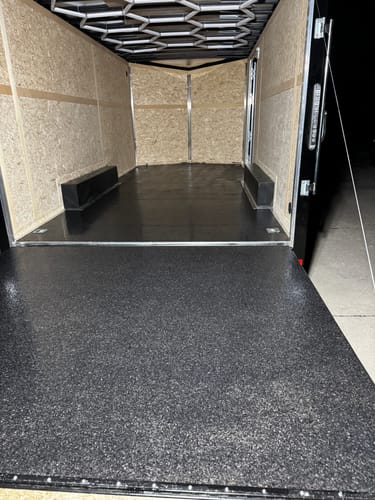 Customer photo review of Concrete Moisture Barrier for Concrete Floor - Rockhard MVB RC 3 Gal. Kit