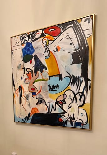 Customer photo review of Abstract Graffiti Art #GA009