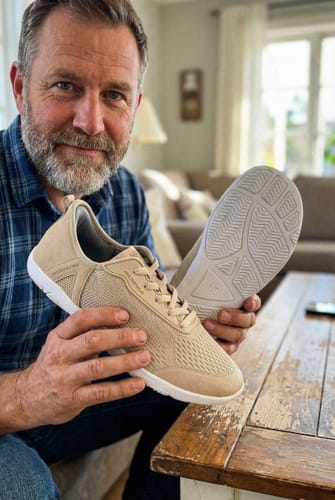 Customer photo review of HF Stride – Hands-Off & Ergonomic Barefoot Shoes