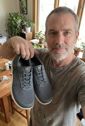 Customer photo review of HF Stride – Hands-Off & Ergonomic Barefoot Shoes