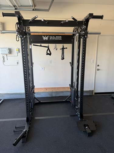 Customer photo review of Major Fitness B52 All-In-One Home Gym Smith Machine