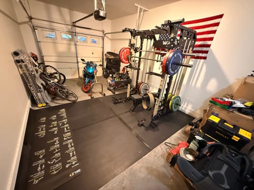 Customer photo review of Major Fitness B52 All-In-One Home Gym Smith Machine