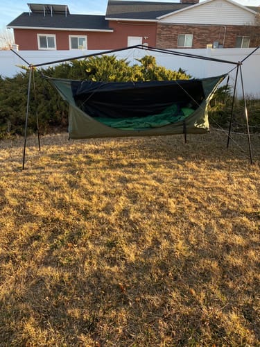 Customer photo review of Cricket 2.0 Hammock Stand (Ultralight)