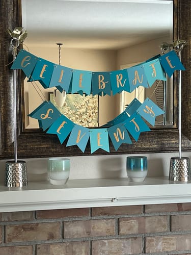 Customer photo review of The Celebration Stand (sold as a pair)