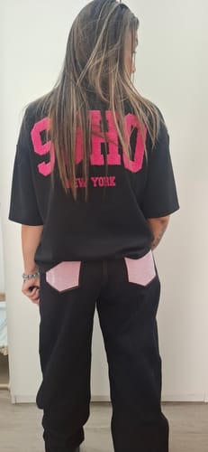 Customer photo review of Maglia Oversize Soho - nero