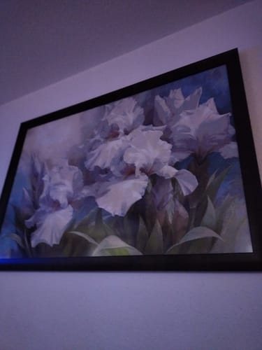 Customer photo review of Kreuzstich - Tiger im Schnee | 160x90 cm