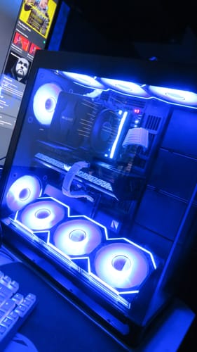 Customer photo review of Nollie FAN GC140 ARGB 140mm Fans 34LED Cooling Fan Modular Stackable Splicing PWM Silent