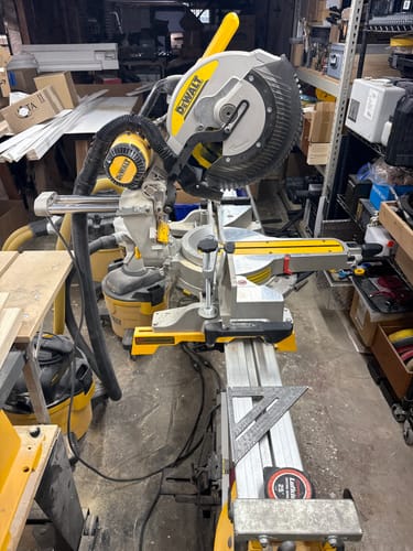 Customer photo review of DeWalt DWS779/780 Sliding Miter Saw Dust Collection
