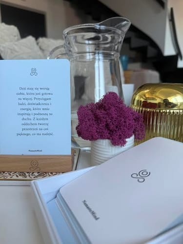Recenzja produktu Karty Afirmacyjne ze zdjęciem od klienta
