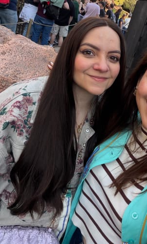 Customer photo review of Natural Rich Brunette // Lace Wig