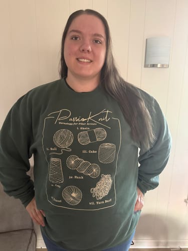 Customer photo review of Yarnology Pullover