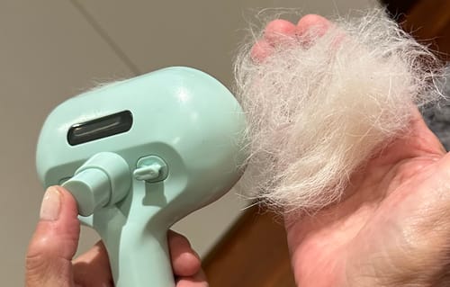 Customer photo review of Pups Furry - Dog Brush Australia | Detangling & Grooming