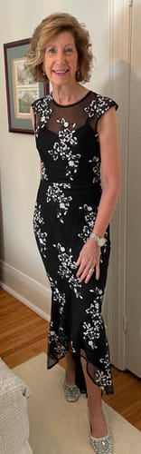 Customer photo review of Kamala Midi Dress by Bariano - RENTAL