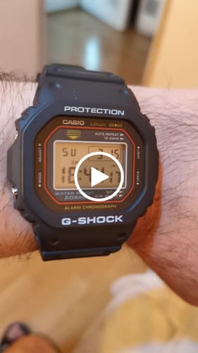 Reseña con vídeo de un cliente sobre Reloj Casio G-Shock DW-5000R-1AJF 40 Aniversario Edición Limitada Made in Japan JDM