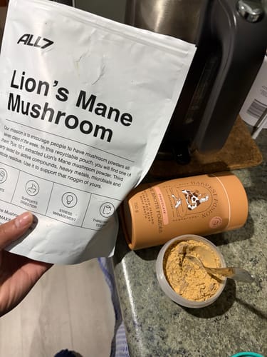Customer photo review of Chocolate Bone Broth Powder