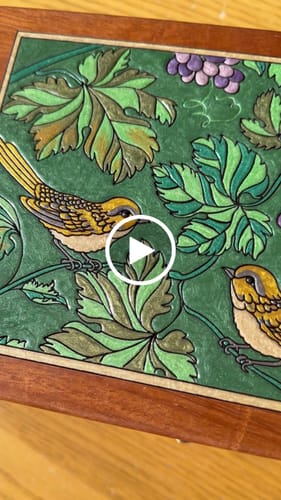 Customer video review of Vinebird Solid Wood Jewelry Box with Dual Drawers