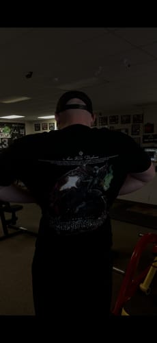 Customer photo review of Spawn 'King of Hell' T-Shirt