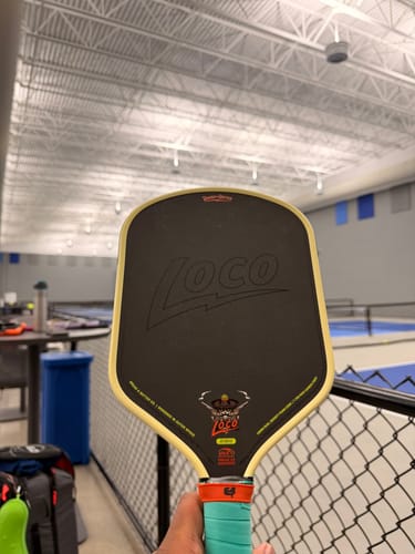 Customer photo review of (PRE-ORDER SHIPPING BETWEEN 3/19 and 3/25) The Loco 16mm Pickleball Paddle- Hybrid