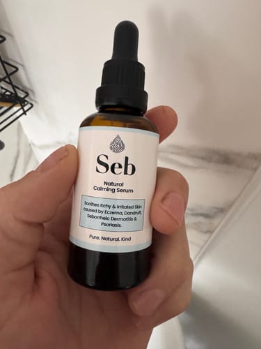 Customer photo review of Seb Natural Calming Serum